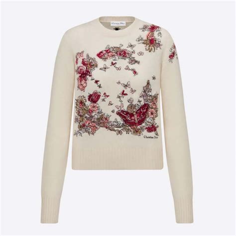 dior butterfly sweater